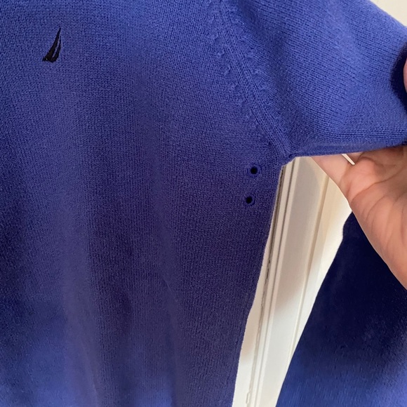 Nautica Blue Quarter Zip - Picture 8 of 9